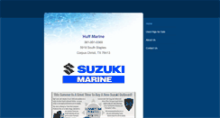 Desktop Screenshot of huffmarine1955.com