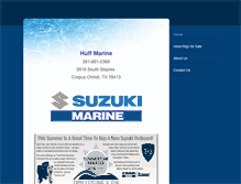 Tablet Screenshot of huffmarine1955.com